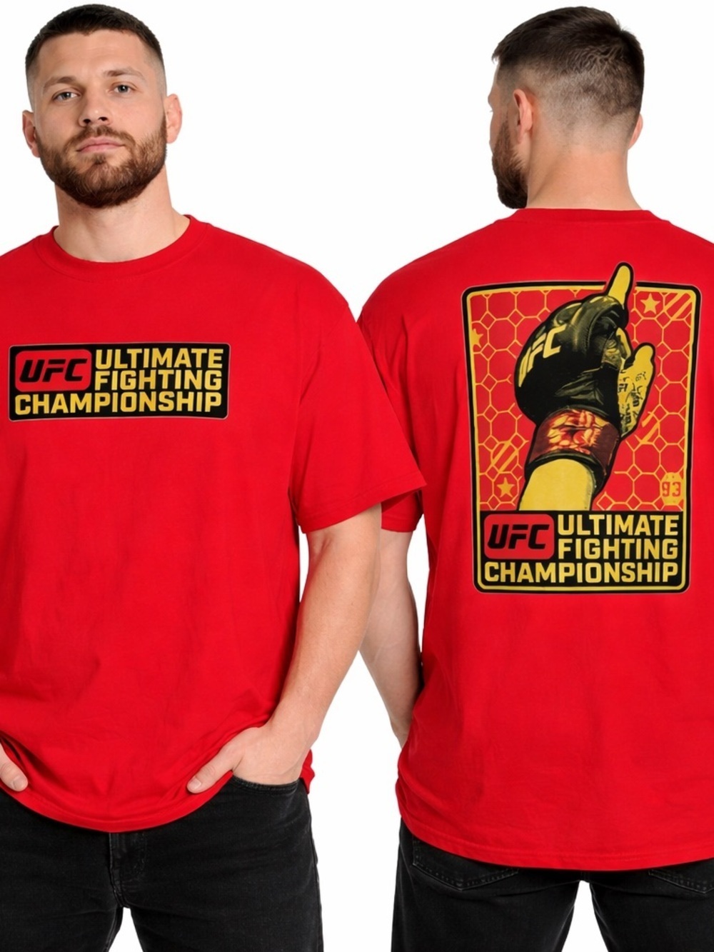 UFC Red and Yellow Championship Tee